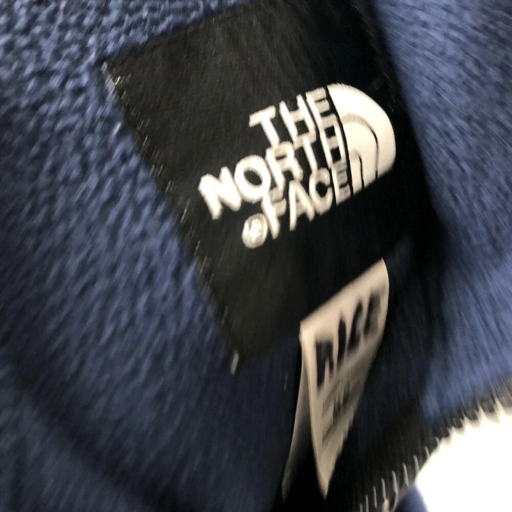 Vintage The North Face Jacket Mens Medium Blue Fleece Full Zip Hiking Denali